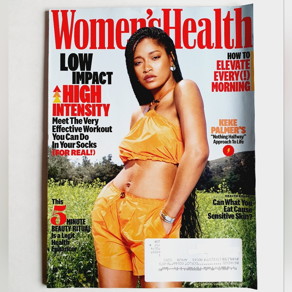 Womens Health Magazine September 2022 Keke Palmer 5 Minute Beauty Ritual Workout
